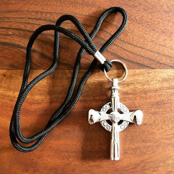 Vic Firth Other - Silver Vic Firth cross drum key & lanyard